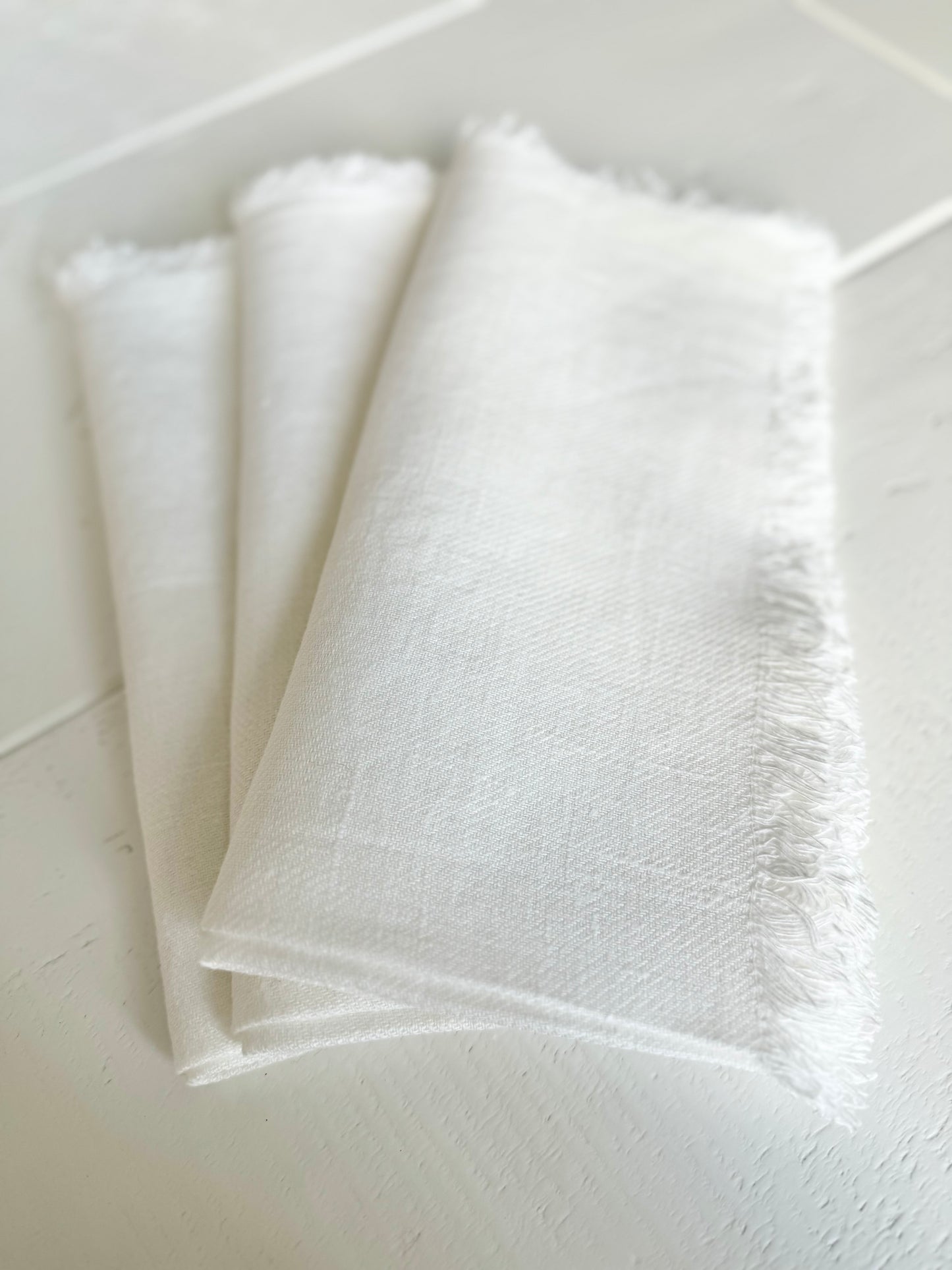 Zita Fringe-Linen Napkins